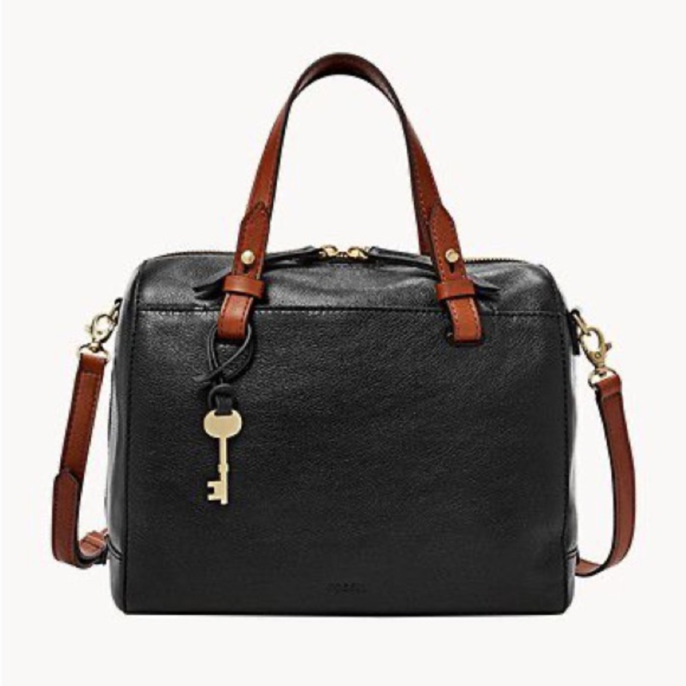FOSSIL leather bag NWT